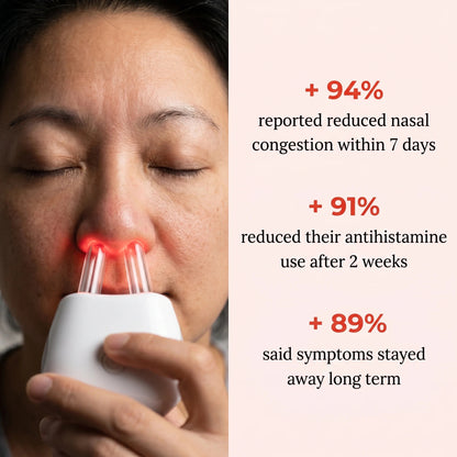 Red Light Therapy Nasal Device for Allergy & Congestion Relief