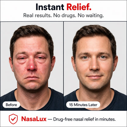 Red Light Therapy Nasal Device for Allergy & Congestion Relief